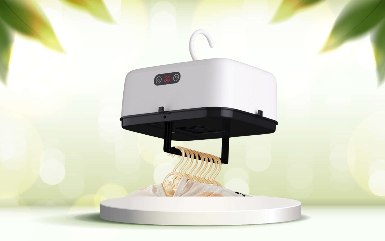 Scopri come asciugare i tuoi capi ovunque con la mini asciugatrice portatile salvaspazio